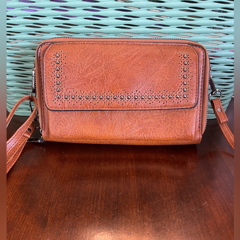 NWOT Faux Leather Crossbody